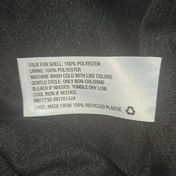 Wild Fable Women’s Size L Camo Print Full Zip Faux Fur Jacket - Picture 5 of 6